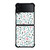 BACK TO 80S PATTERN Samsung Galaxy Z Flip 4 Case Cover