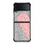 BINARY CODE HALF HEART PATTERN Samsung Galaxy Z Flip 4 Case Cover