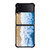 BLUE BEACH WAVES Samsung Galaxy Z Flip 4 Case Cover