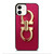 SALVATORE FERRAGAMO LOGO MAGENTA iPhone 12 Case Cover