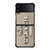 COACH LOGO GLOWING TEXTURE Samsung Galaxy Z Flip 4 Case Cover