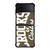 CROOKS AND CASTLES LEOPARD SKIN Samsung Galaxy Z Flip 4 Case Cover