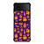 HAPPY HALLOWEEN PURPLE PATTERN Samsung Galaxy Z Flip 4 Case Cover