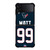 HOUSTON TEXANS JAMES WATT 99 Samsung Galaxy Z Flip 4 Case Cover
