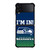 IM IN SEATTLE SEAHAWKS Samsung Galaxy Z Flip 4 Case Cover