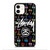 STUSSY COLLAGE LOGO iPhone 12 Case Cover STUSSY COLLAGE LOGO iPhone 12 Case Cover