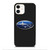 SUBARU CARBON LOGO iPhone 12 Case Cover