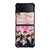KPOP BTS LOVE PINK SIGNATURE Samsung Galaxy Z Flip 4 Case Cover