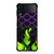 MALEFICENT GREEN FLAMES PATTERN Samsung Galaxy Z Flip 4 Case Cover