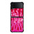SNINY PINK FLAMES Samsung Galaxy Z Flip 4 Case Cover