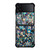 TAKASHI MURAKAMI FLOWERS SKULL Samsung Galaxy Z Flip 4 Case Cover