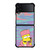 TIE DYE PATTERN BART SIMPSON Samsung Galaxy Z Flip 4 Case Cover