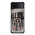 UNIVERSITY OF GEORGIA BULLDOGSWOODEN LOGO Samsung Galaxy Z Flip 4 Case Cover