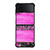 VICTORIA'S SECRET PINK FLORAL Samsung Galaxy Z Flip 4 Case Cover VICTORIA'S SECRET PINK FLORAL Samsung Galaxy Z Flip 4 Case Cover