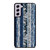 BLUE STRETCHED CHIFFON FABRIC Samsung Galaxy S21 FE Case Cover