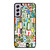 RETRO ALPHABET GREEN COLLAGE Samsung Galaxy S21 FE Case Cover