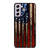 USA FLAG AMERICAN BASEBALL Samsung Galaxy S21 FE Case Cover