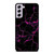 VIOLET ABSTRACT SMOKED GRID Samsung Galaxy S21 FE Case Cover