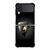 BLACK LAMBORGHINI LOGO Samsung Galaxy Z Flip 3 Case Cover