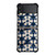 BLUE WILDFLOWER PATTERN Samsung Galaxy Z Flip 3 Case Cover