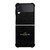COACH LOGO TEXTURE BLACK Samsung Galaxy Z Flip 3 Case Cover
