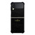 COACH NEW YORK BLACK LEATHER Samsung Galaxy Z Flip 3 Case Cover