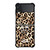 COACH NEW YORK PINK NATION LEPOARD Samsung Galaxy Z Flip 3 Case Cover