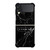 COACH NEW YORK SILVER MARBLE Samsung Galaxy Z Flip 3 Case Cover