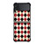 DIAMOND RED BACK PATTERN Samsung Galaxy Z Flip 3 Case Cover