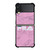FILA SPORT PINK MARBLE LOGO Samsung Galaxy Z Flip 3 Case Cover