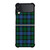GREEN BLUE TARTAN PLAID PATTERN Samsung Galaxy Z Flip 3 Case Cover