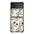 HAND DRAWING RED FLOWER PATTERN Samsung Galaxy Z Flip 3 Case Cover