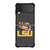 LSU TIGERS LEATHER LOGO Samsung Galaxy Z Flip 3 Case Cover
