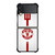 MANCHESTER UNITED GGMU RED DEVILS Samsung Galaxy Z Flip 3 Case Cover