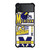 MICHIGAN WOLVERINES STICKER COLLAGE Samsung Galaxy Z Flip 3 Case Cover