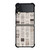 OLD NEWSPAPER PATTERN Samsung Galaxy Z Flip 3 Case Cover
