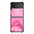 PINK LIQUID TEXTURES Samsung Galaxy Z Flip 3 Case Cover