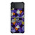PURPLE FLOWERS COACH NEW YORK Samsung Galaxy Z Flip 3 Case Cover