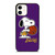 LA LAKERS BASKETBALL SNOOPY iPhone 12 Case Cover