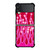 SNINY PINK FLAMES Samsung Galaxy Z Flip 3 Case Cover