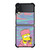 TIE DYE PATTERN BART SIMPSON Samsung Galaxy Z Flip 3 Case Cover TIE DYE PATTERN BART SIMPSON Samsung Galaxy Z Flip 3 Case Cover