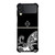 VERA BRADLEY BLACK AND WHITE Samsung Galaxy Z Flip 3 Case Cover VERA BRADLEY BLACK AND WHITE Samsung Galaxy Z Flip 3 Case Cover