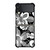 VERA BRADLEY WHITE BLOOMS Samsung Galaxy Z Flip 3 Case Cover VERA BRADLEY WHITE BLOOMS Samsung Galaxy Z Flip 3 Case Cover
