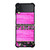 VICTORIA'S SECRET PINK FLORAL Samsung Galaxy Z Flip 3 Case Cover VICTORIA'S SECRET PINK FLORAL Samsung Galaxy Z Flip 3 Case Cover