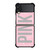 VICTORIA'S SECRET PINK SPARKLE LOGO Samsung Galaxy Z Flip 3 Case Cover VICTORIA'S SECRET PINK SPARKLE LOGO Samsung Galaxy Z Flip 3 Case Cover