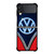 VW VOLKSWWAGEN EMBLEM Samsung Galaxy Z Flip 3 Case Cover VW VOLKSWWAGEN EMBLEM Samsung Galaxy Z Flip 3 Case Cover
