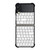 WHITE KEYBOARD PATTERN Samsung Galaxy Z Flip 3 Case Cover
