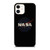 NASA METAL LOGO BADGE iPhone 12 Case Cover