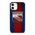 NEW YORK RANGERS LOGO METAL iPhone 12 Case Cover