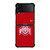 OHIO STATE LOGO FOOTBALL NIKE ICON Samsung Galaxy Z Flip 4 Case Cover